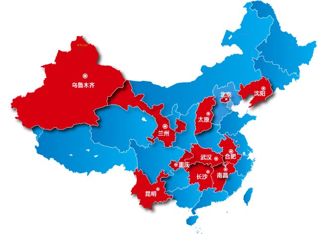 捷視飛通2016巡展地圖