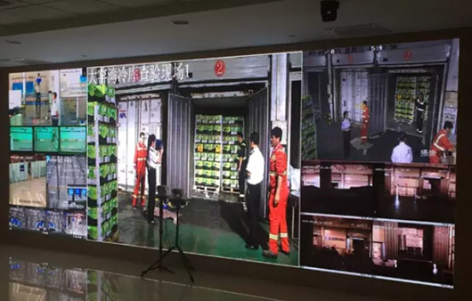 大窯灣局冷庫查驗現場